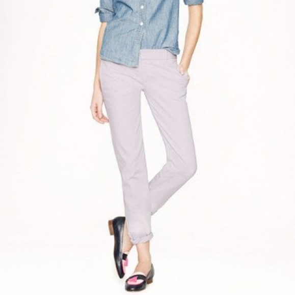 J. Crew Pants - J crew Scout chinos lilac